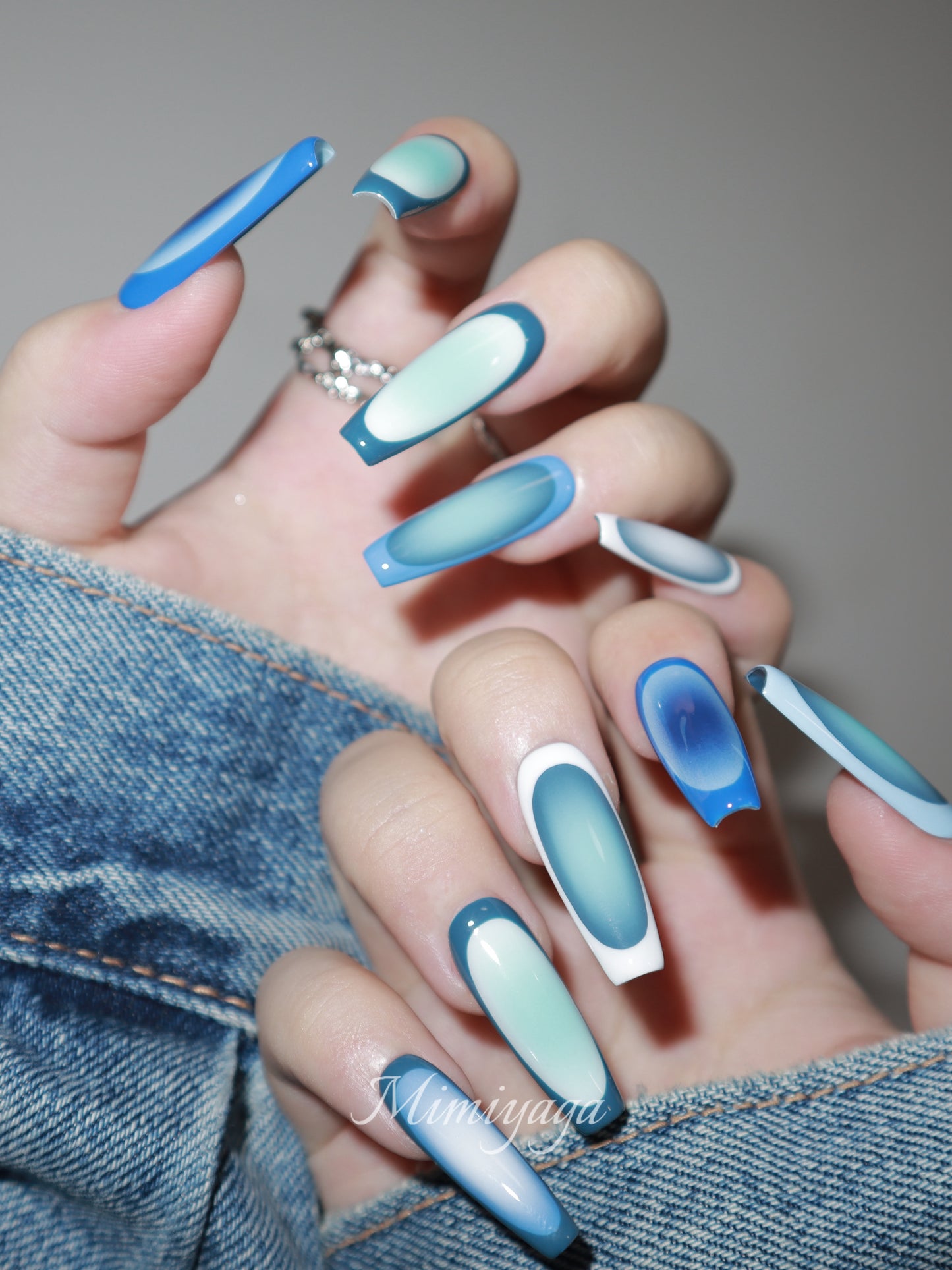 Blue Gradient Art