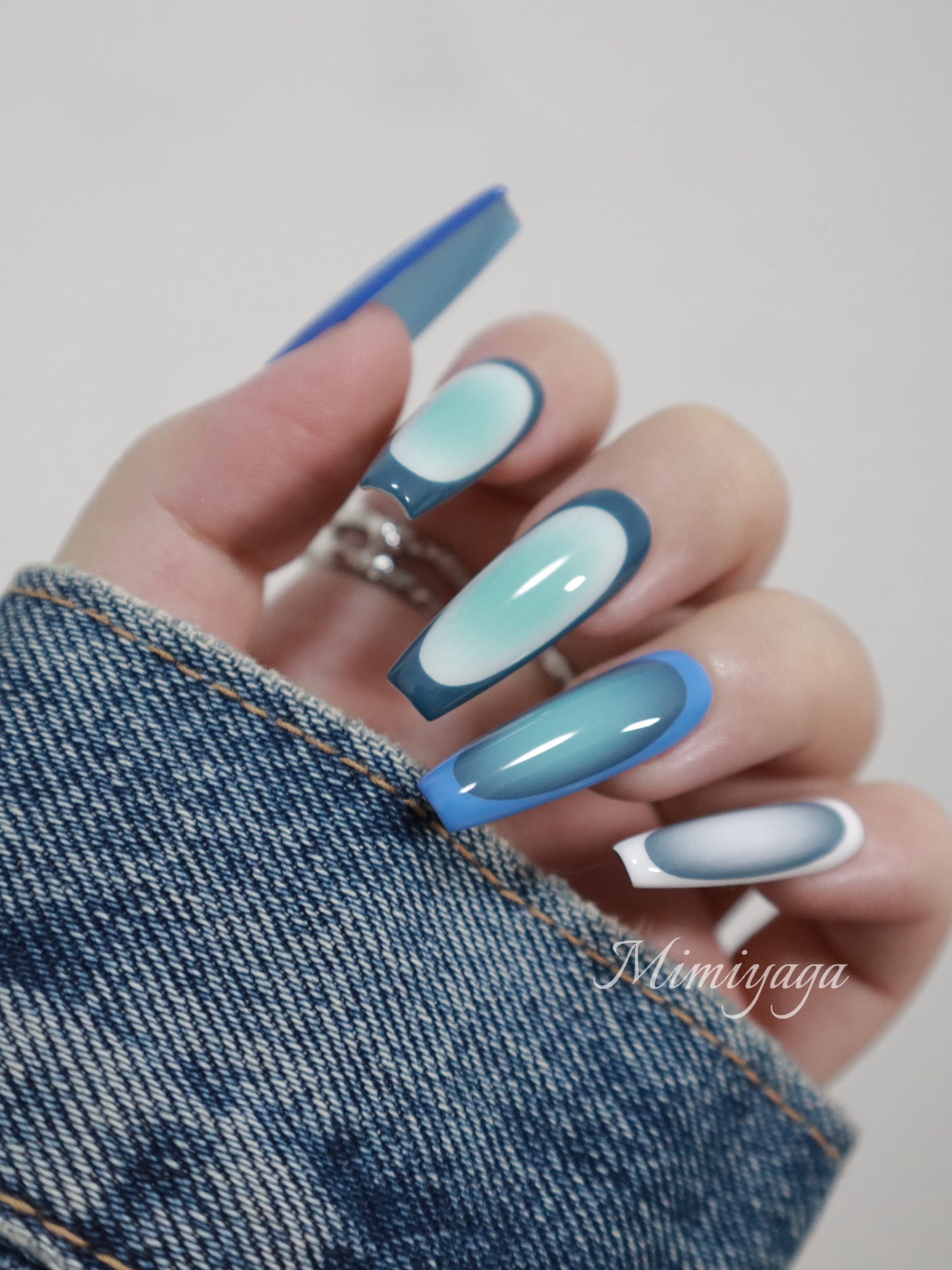 Blue Gradient Art