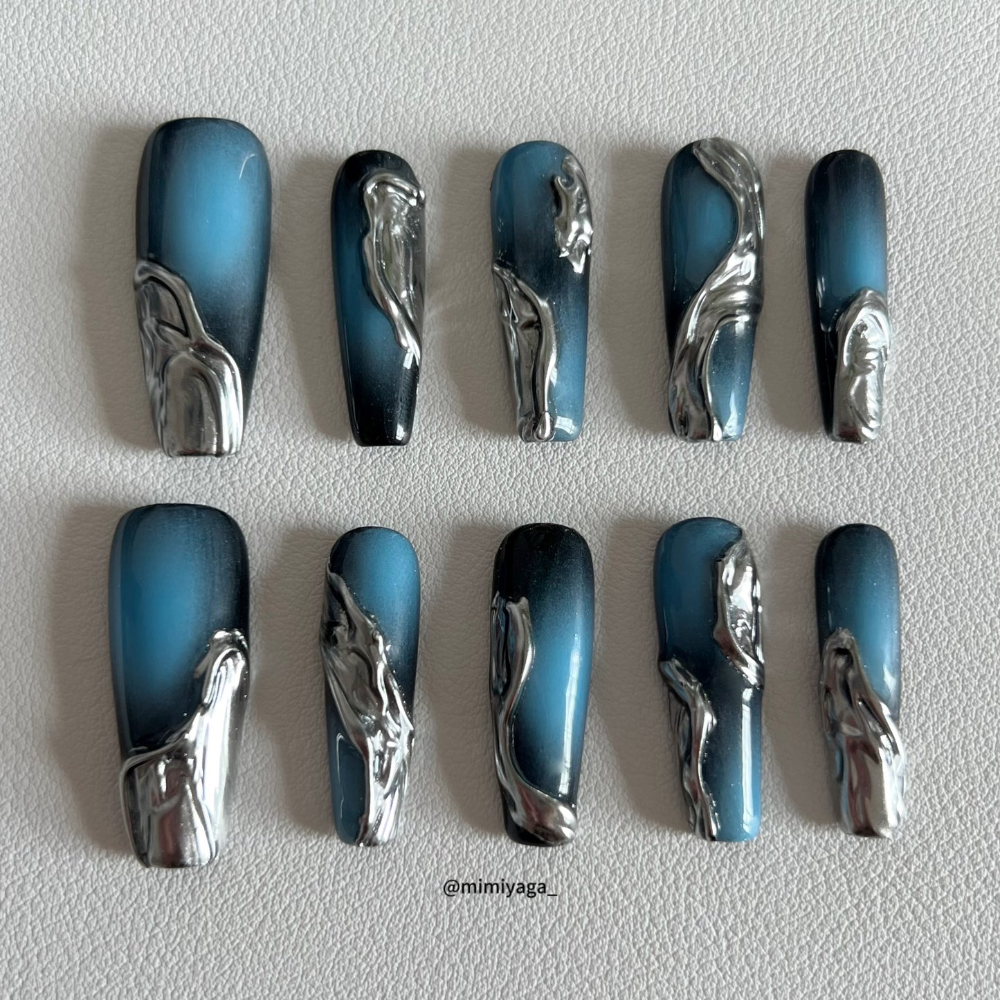 Denim blue metallic