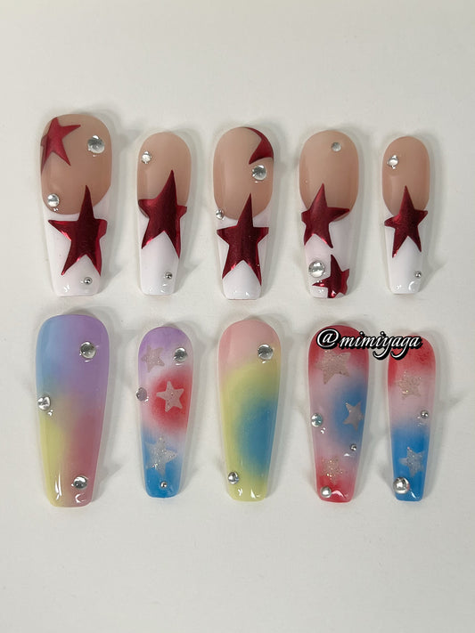 Rainbow stars