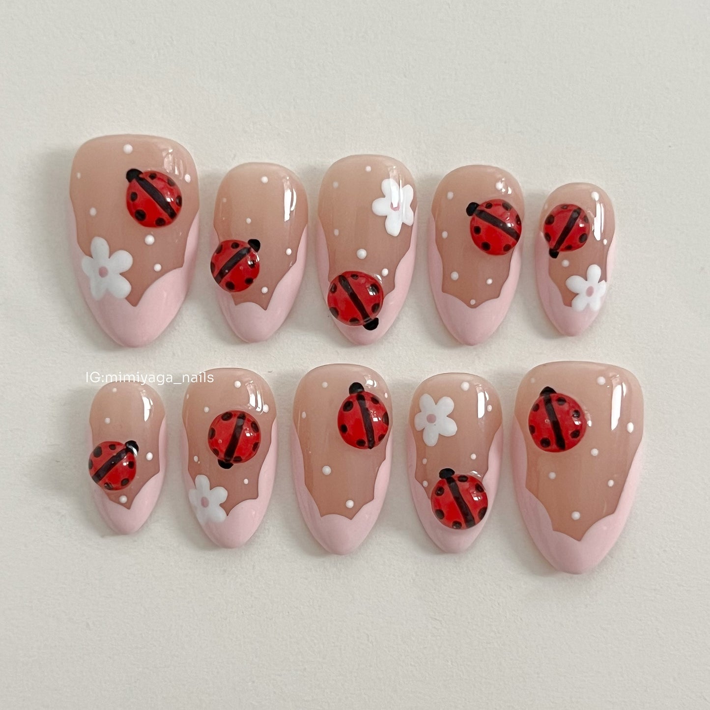 Pink ladybug