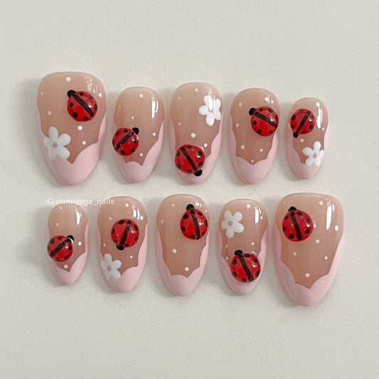 Pink ladybug