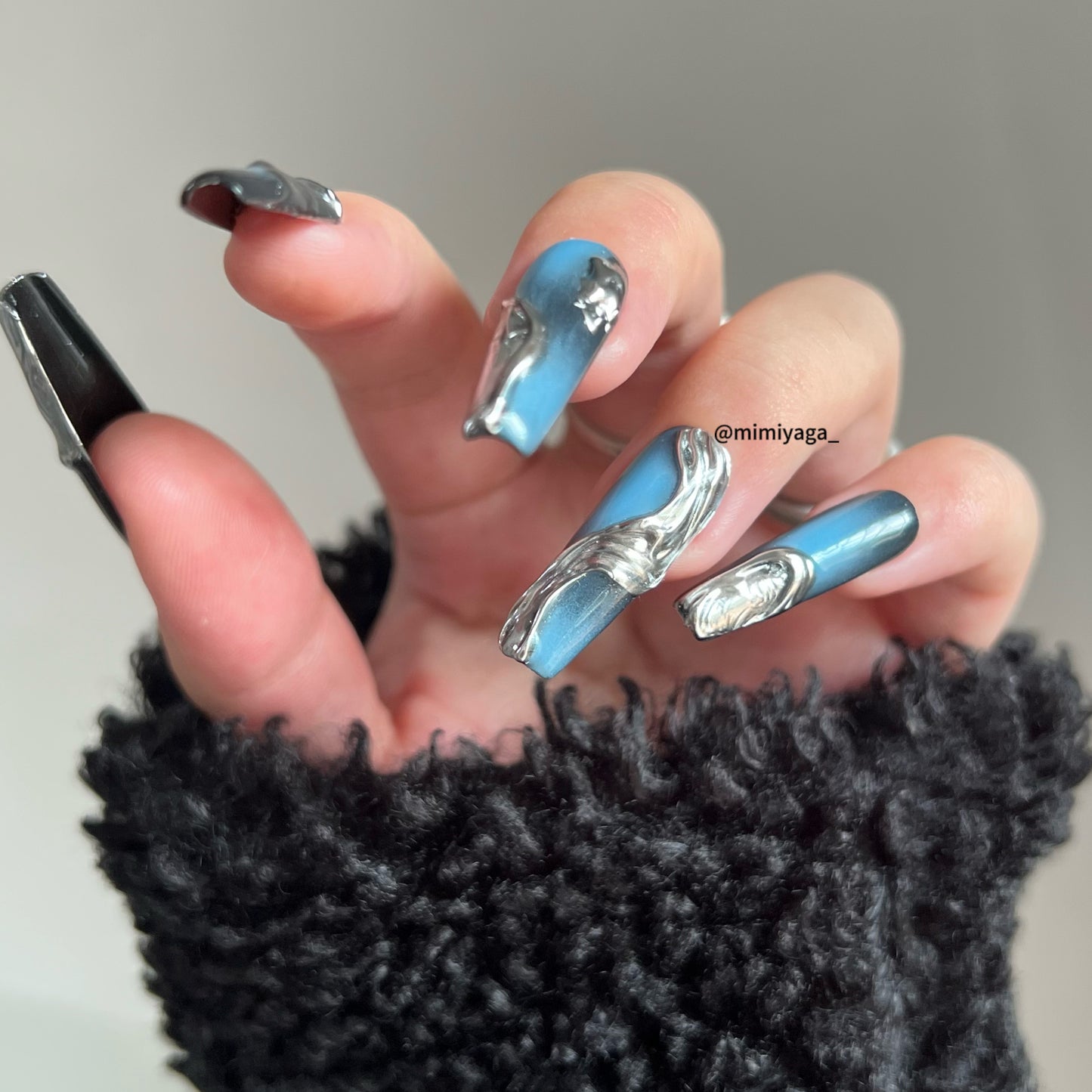 Denim blue metallic